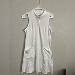 NWT Puma bright white golf dress.